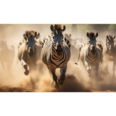 Large Zebra Canvas
